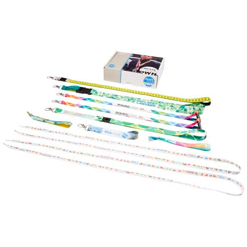 Kit de muestras de lanyards en sublimación