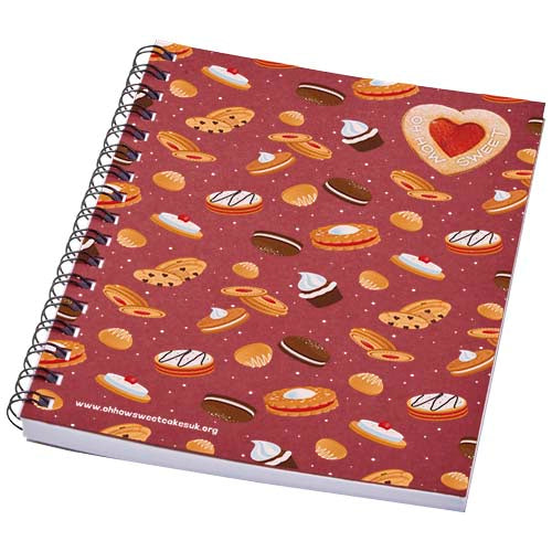 Cuaderno con espiral A6 a color