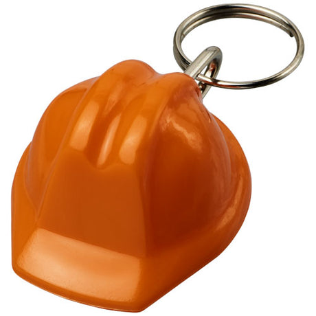 Llavero de material reciclado con forma de casco protector