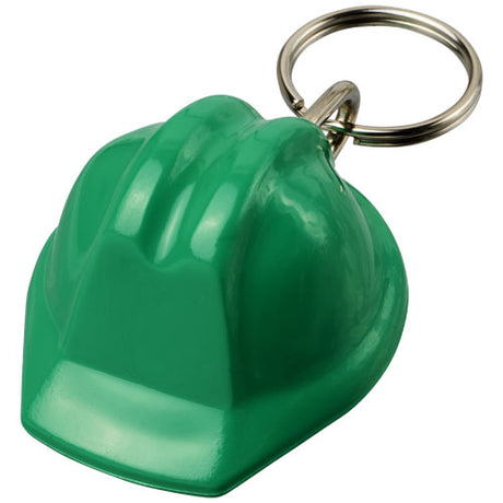 Llavero de material reciclado con forma de casco protector
