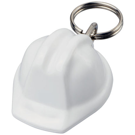 Llavero de material reciclado con forma de casco protector