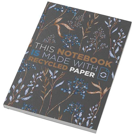 Libreta A5 de tapa blanda con 100 hojas de papel reciclado