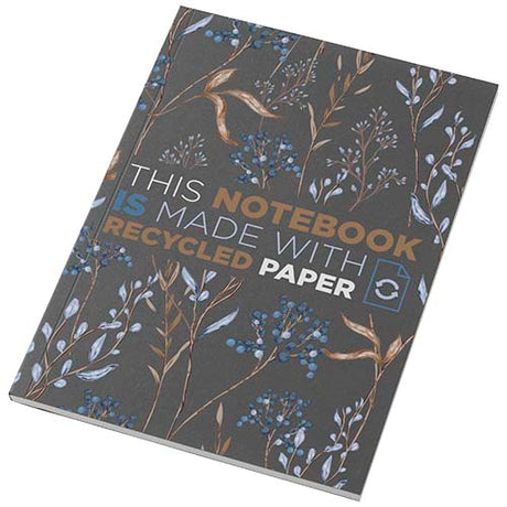 Libreta A5 de tapa blanda con 50 hojas de papel reciclado