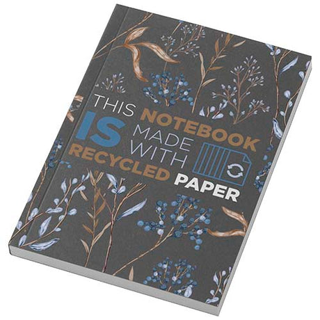 Libreta A6 de tapa blanda con 100 hojas de papel reciclado