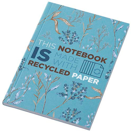 Libreta A6 de tapa blanda con 50 hojas de papel reciclado