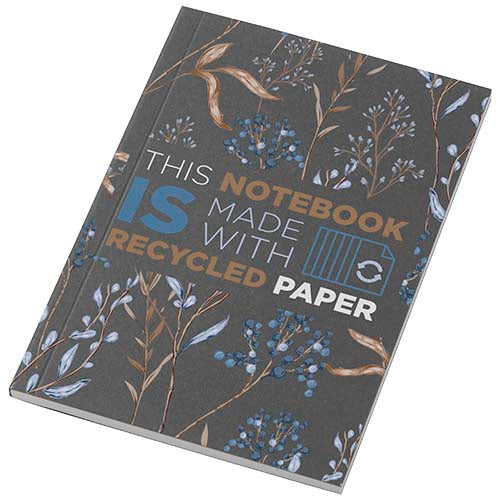 Libreta A6 de tapa blanda con 50 hojas de papel reciclado