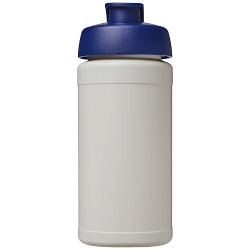 Bidón deportivo con tapa Flip de material reciclado de 500 ml Baseline