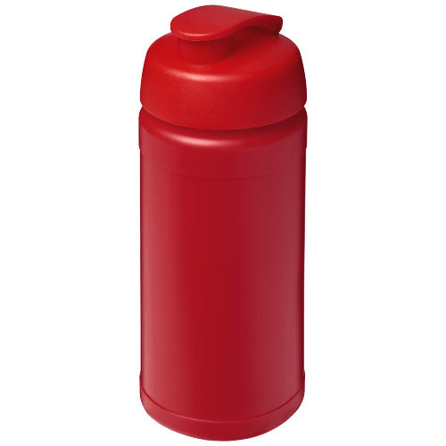 Bidón deportivo con tapa Flip de material reciclado de 500 ml Baseline