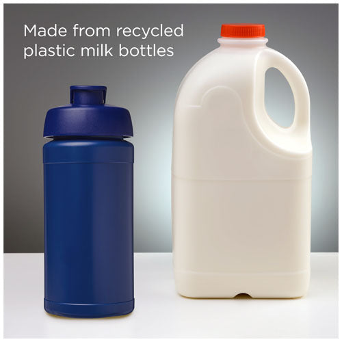 Bidón deportivo con tapa Flip de material reciclado de 500 ml Baseline
