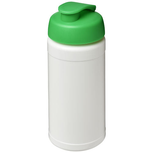 Bidón deportivo con tapa Flip de material reciclado de 500 ml Baseline