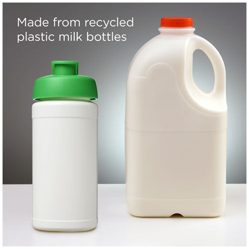 Bidón deportivo con tapa Flip de material reciclado de 500 ml Baseline