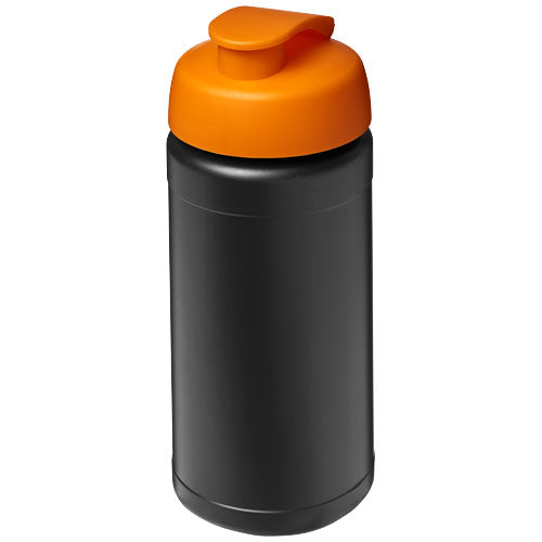 Bidón deportivo con tapa Flip de material reciclado de 500 ml Baseline