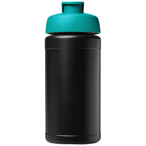 Bidón deportivo con tapa Flip de material reciclado de 500 ml Baseline