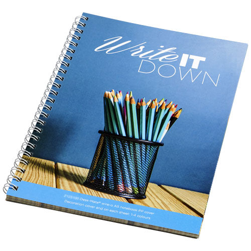 Libreta A5 con espiral Desk-Mate®