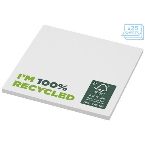 Bloc de notas adhesivas de papel reciclado de 75 x 75 mm Sticky-Mate®