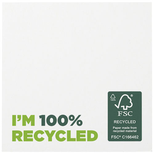 Bloc de notas adhesivas de papel reciclado de 75 x 75 mm Sticky-Mate®