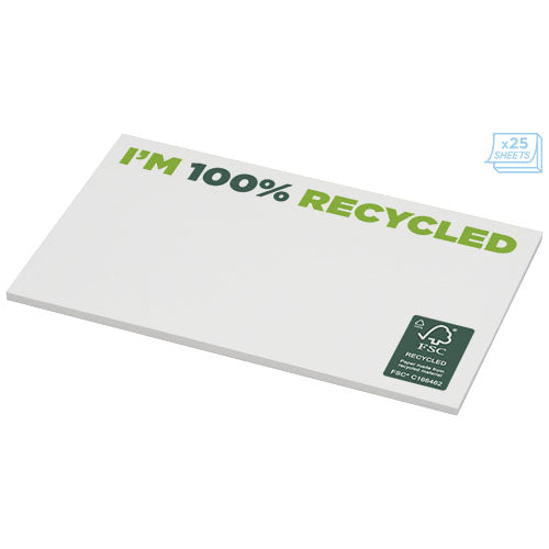 Bloc de notas adhesivas de papel reciclado de 127 x 75 mm Sticky-Mate®