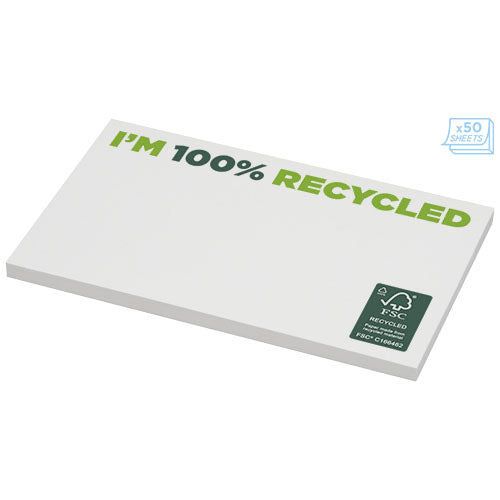 Bloc de notas adhesivas de papel reciclado de 127 x 75 mm Sticky-Mate®