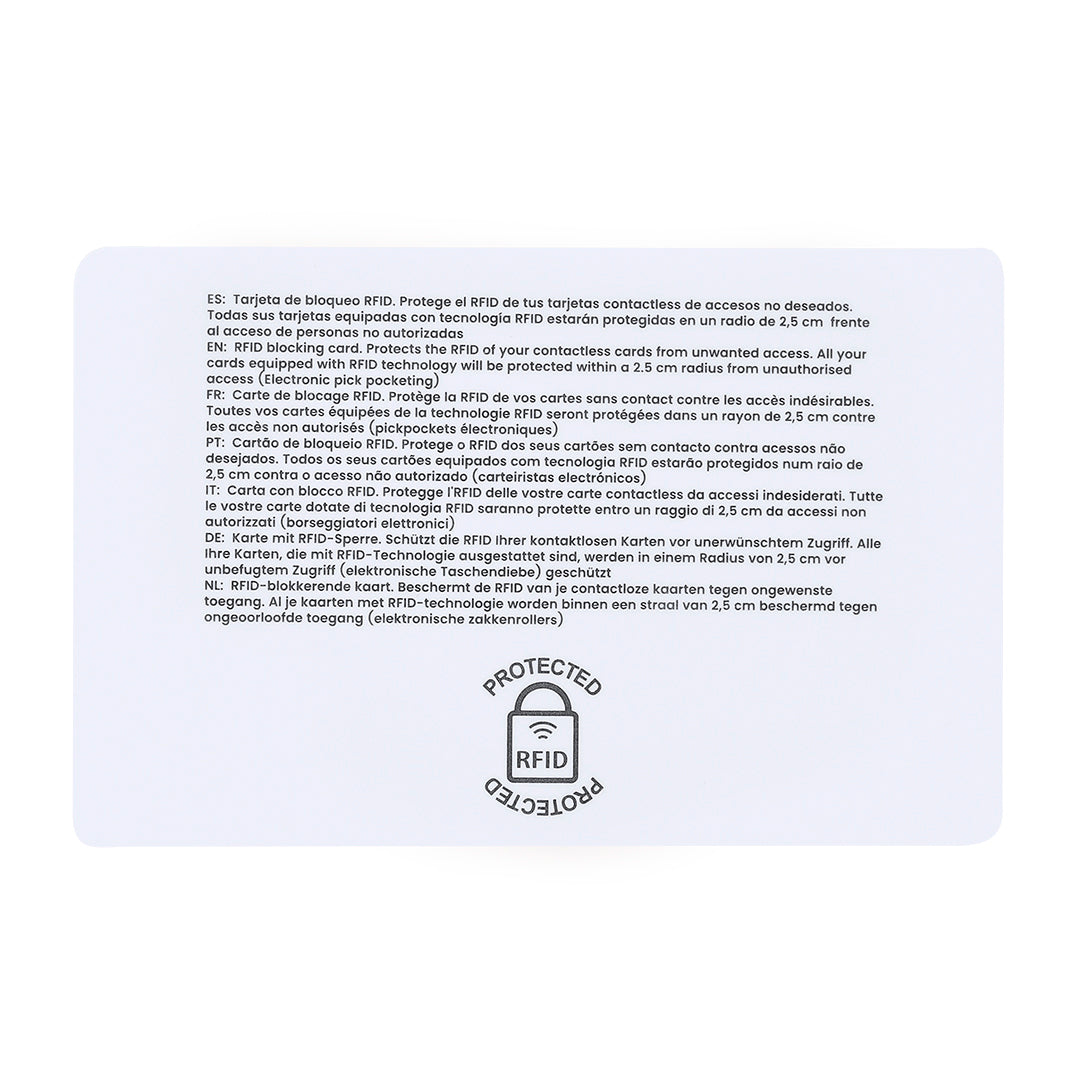 Tarjeta Bloqueo RFID
