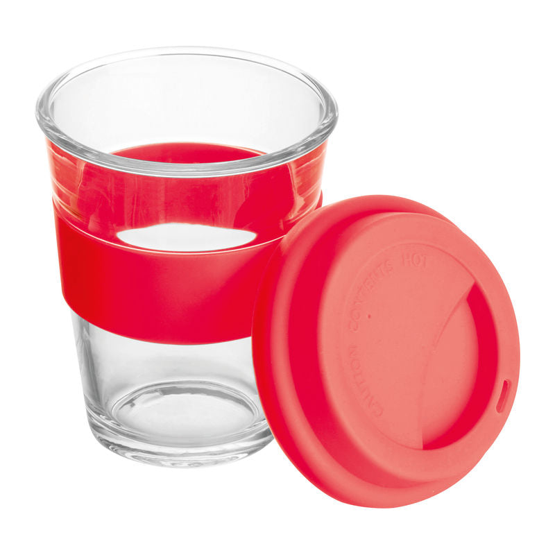 Taza de Vidrio con Funda