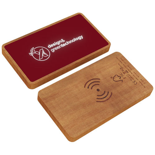 Batería externa inalámbrica luminosa de 5000 mAh