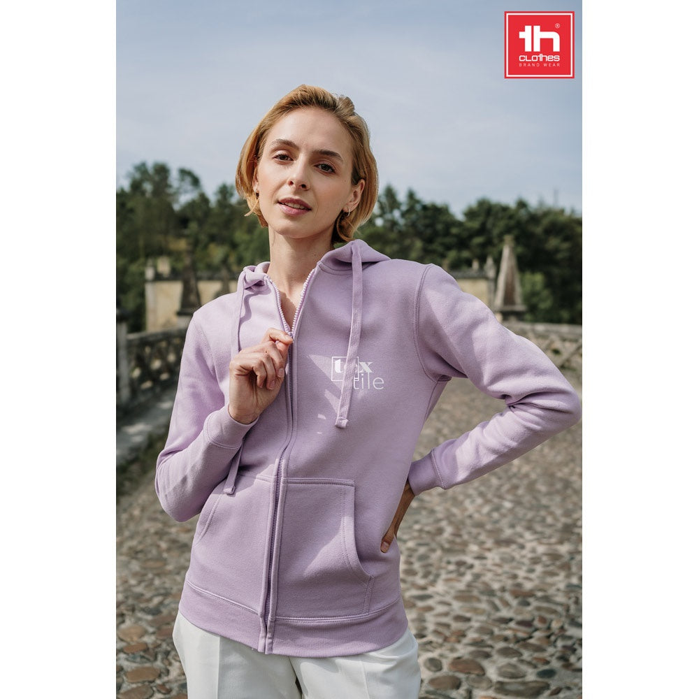 Sudadera para mujer, con cremallera