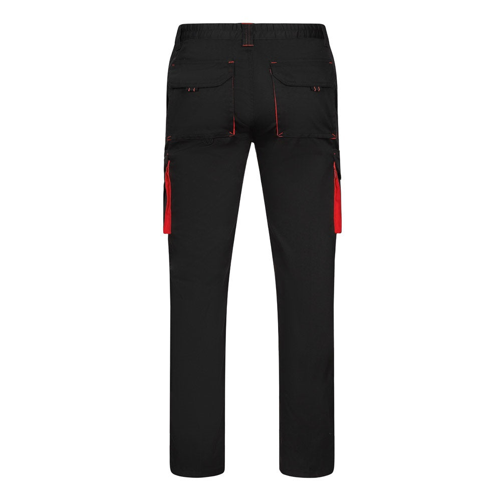 Pantalón elástico bicolor multibolsillos (240g/m²)