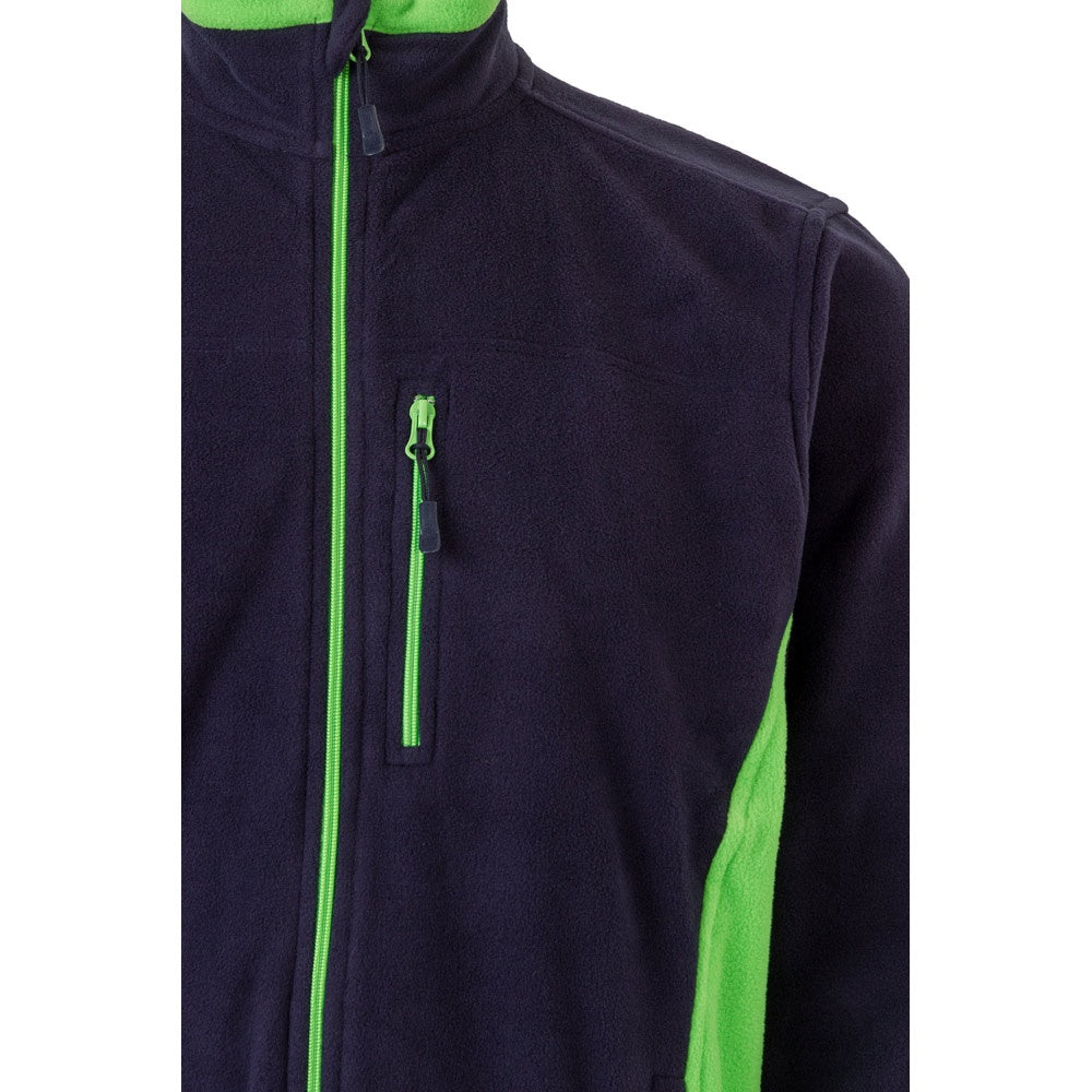 Chaqueta polar bicolor (220g/m²) en