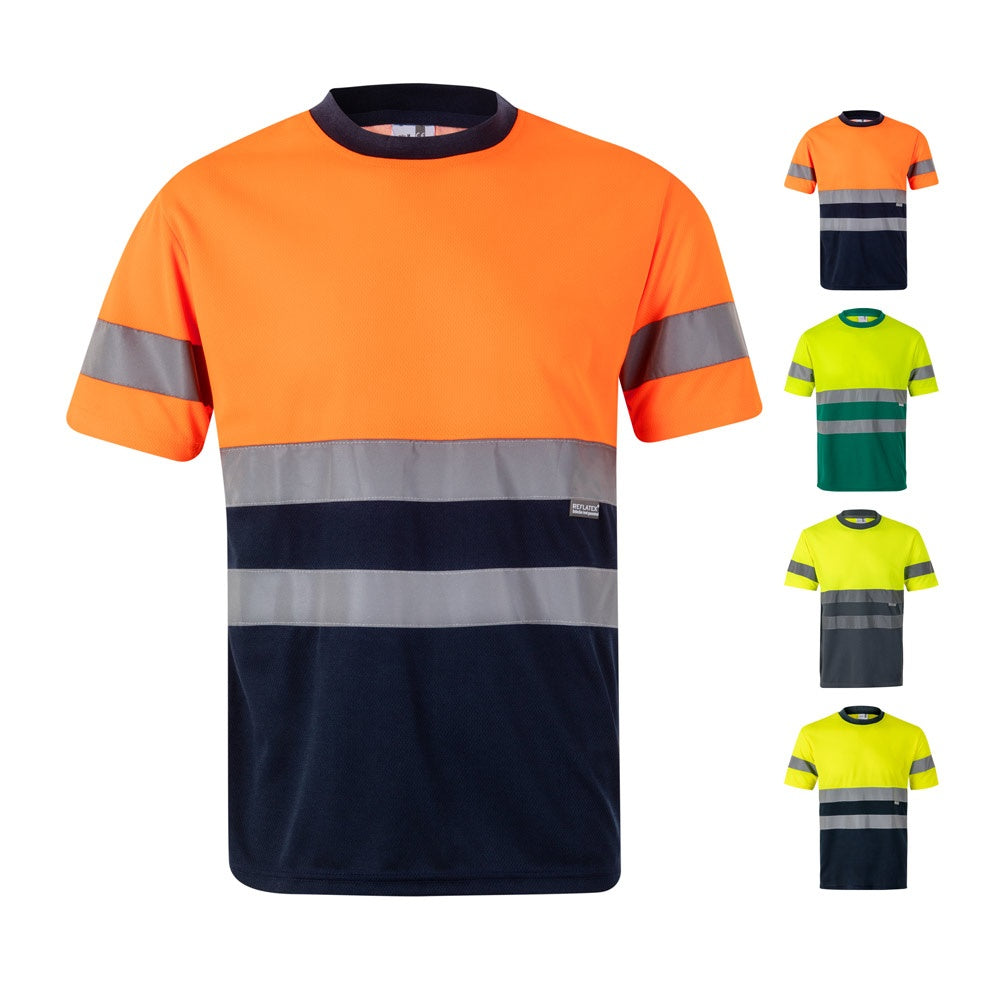 Camiseta técnica bicolor ojo de