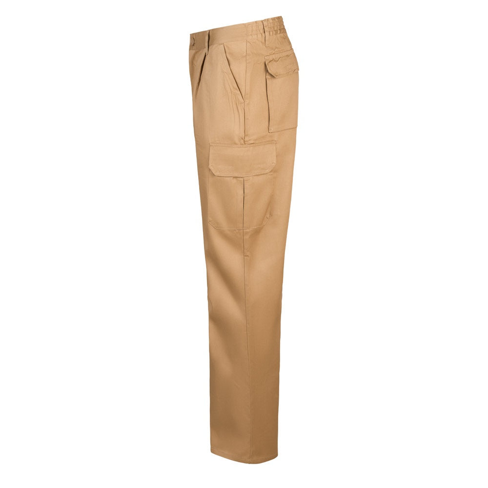 Pantalón multibolsillos de sarga (200g/m²)