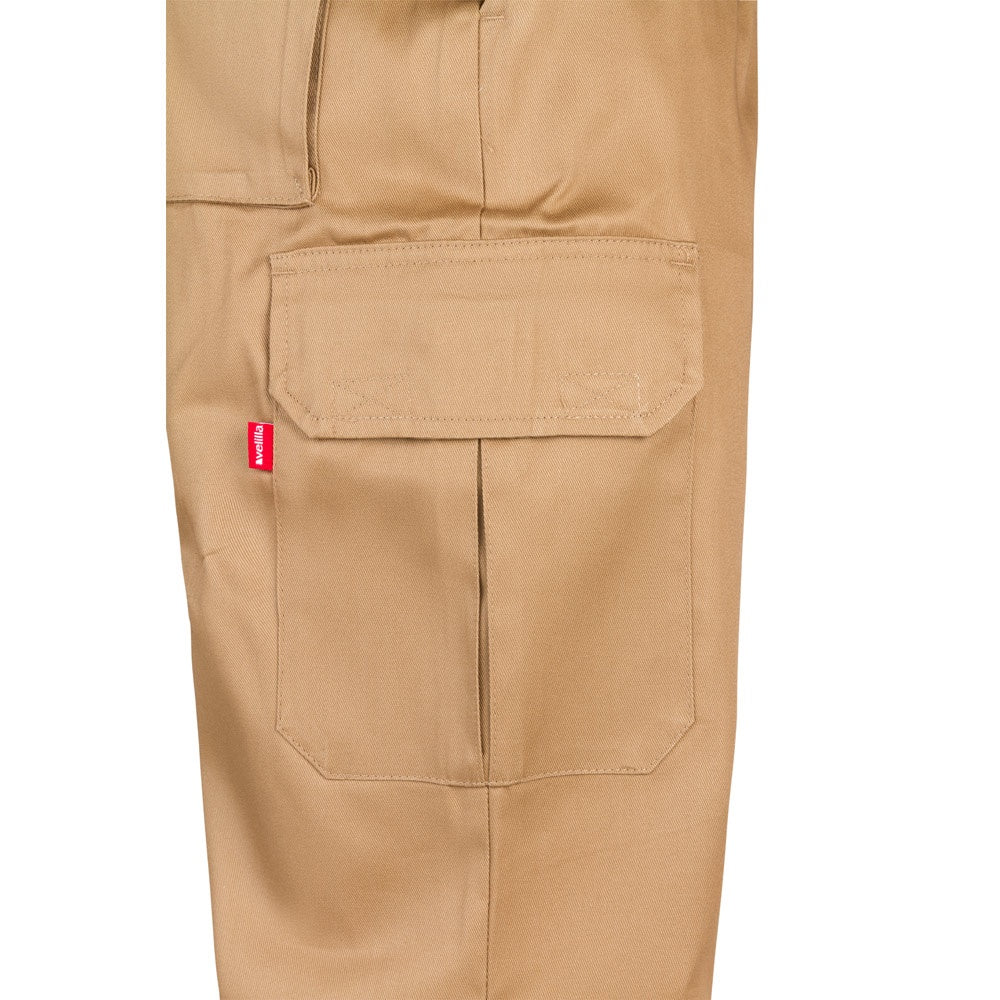 Pantalón multibolsillos de sarga (200g/m²)