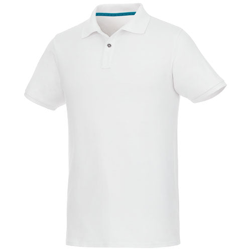 Polo de manga corta de material reciclado orgánico para hombre