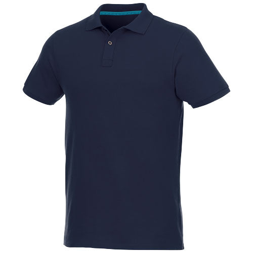 Polo de manga corta de material reciclado orgánico para hombre