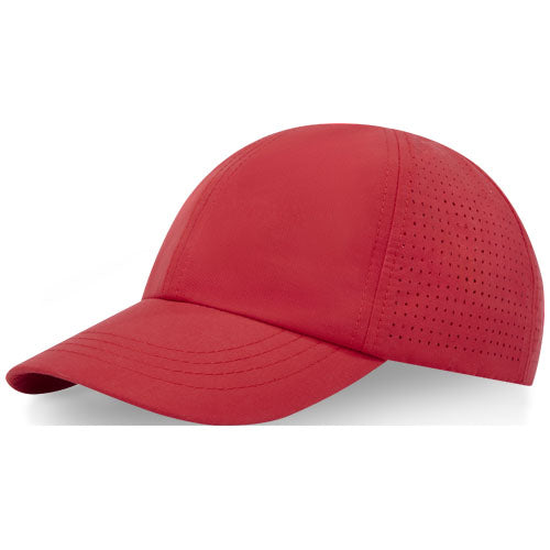 Gorra reciclada de 6 paneles Cool Fit GRS de 110 g/m² Mica