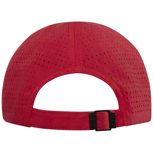 Gorra reciclada de 6 paneles Cool Fit GRS de 110 g/m² Mica