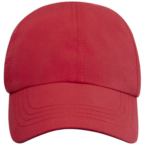 Gorra reciclada de 6 paneles Cool Fit GRS de 110 g/m² Mica