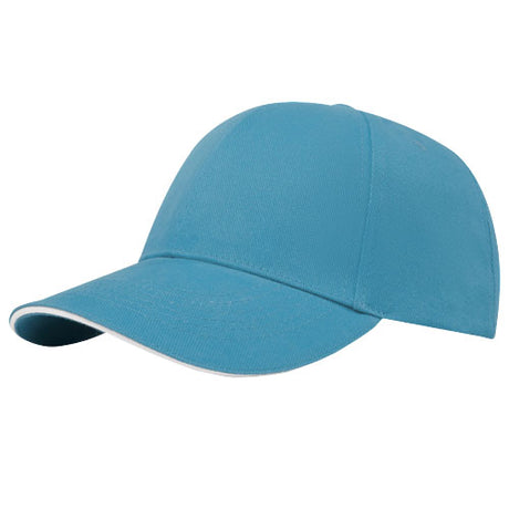 Gorra sandwich reciclada de 6 paneles GRS "Topaz"