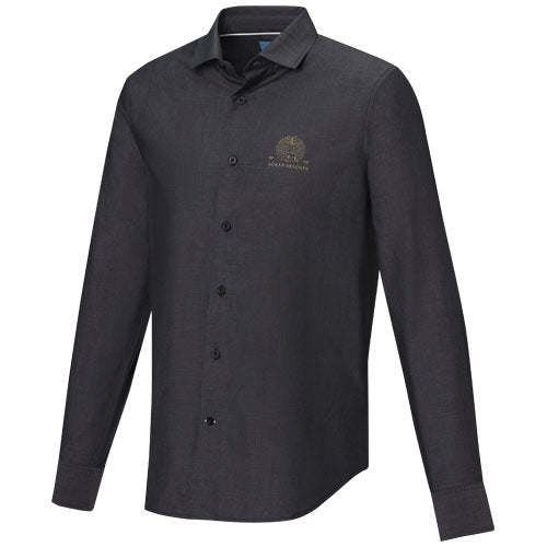 Camisa orgánica de manga larga para hombre