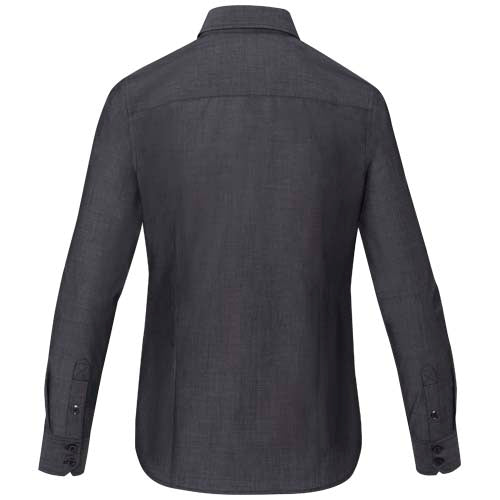 Camisa orgánica de manga larga para mujer