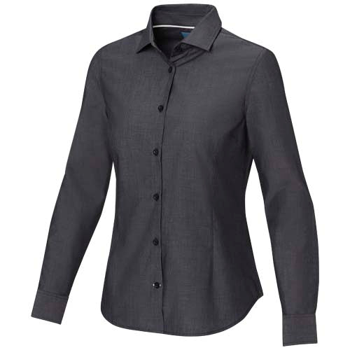 Camisa orgánica de manga larga para mujer