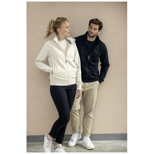 Sudadera unisex con cremallera completa