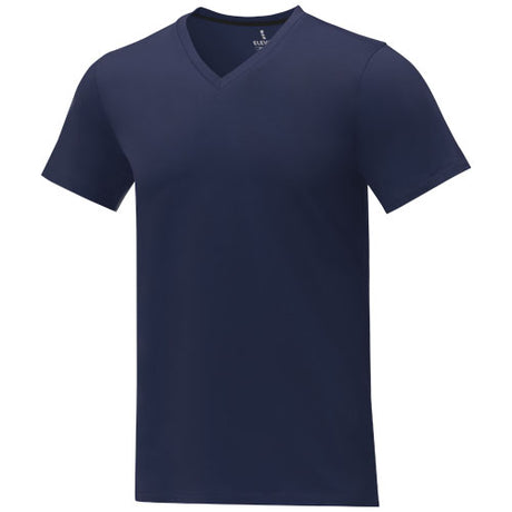 Camiseta de manga corta y cuello en V para hombre