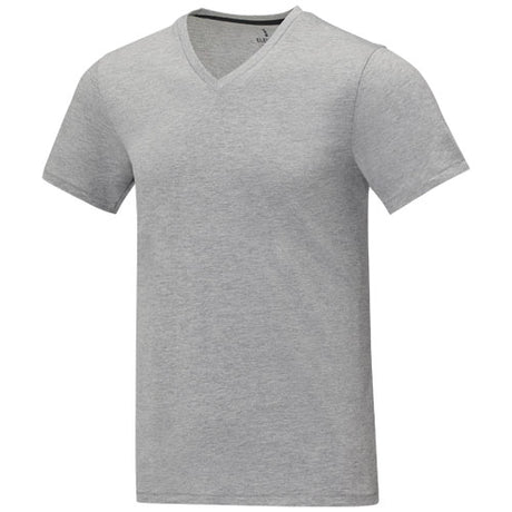 Camiseta de manga corta y cuello en V para hombre