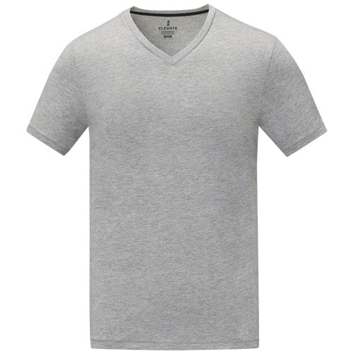 Camiseta de manga corta y cuello en V para hombre