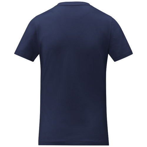 Camiseta de manga corta y cuello en V para mujer