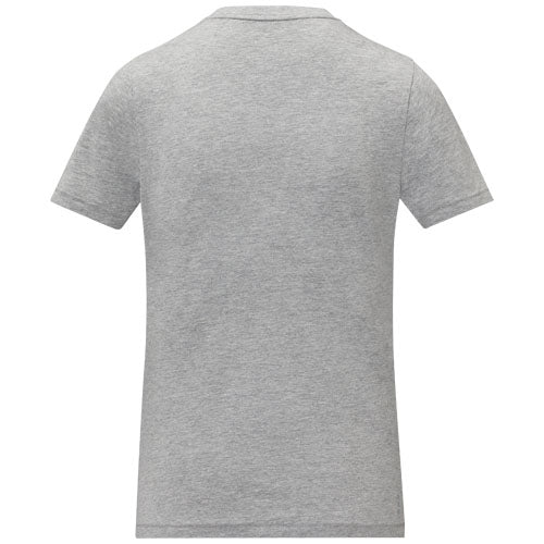Camiseta de manga corta y cuello en V para mujer