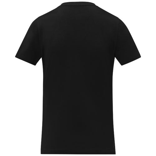 Camiseta de manga corta y cuello en V para mujer