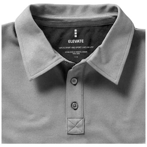 Polo de manga corta elástico