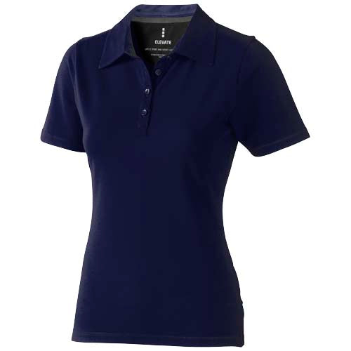 Polo de manga corta elástico