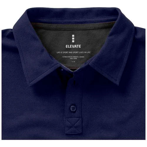 Polo de manga corta elástico